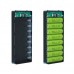 Корпус для повербанку на 8 акумуляторів з ліхтариком, L8, Корпус Power Bank Бокс для павербанку