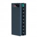 Корпус для повербанку на 8 акумуляторів з ліхтариком, M8-PDL8, Корпус Power Bank Бокс для павербанку