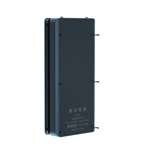 Корпус для повербанку на 8 акумуляторів з ліхтариком, M8-PDL8, Корпус Power Bank Бокс для павербанку