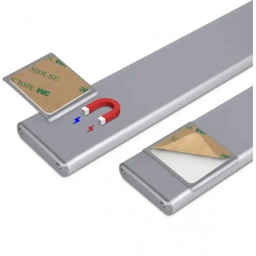 Портативна LED лампа 40 см із сенсором, USB заряджанням, магнітним кріпленням
