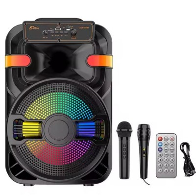 Портативна акумуляторна Bluetooth колонка Sing-E ZQS10102, 20 Вт, 1х10", висота 49 см, з 2 мікрофонами
