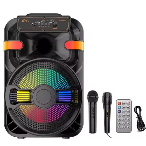 Портативна акумуляторна Bluetooth колонка Sing-E ZQS10102, 20 Вт, 1х10", висота 49 см, з 2 мікрофонами