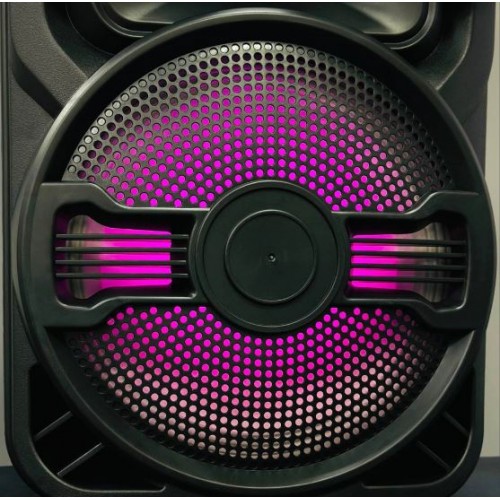 Портативна акумуляторна Bluetooth колонка Sing-E ZQS10102, 20 Вт, 1х10", висота 49 см, з 2 мікрофонами