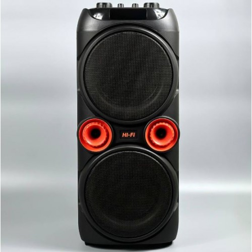 Портативна акумуляторна Bluetooth колонка Sing-E ZQS10218, 60 Вт, 2×10", висота 74 см, з 2 мікрофонами
