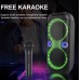 Портативна акумуляторна Bluetooth колонка Sing-E ZQS10218, 60 Вт, 2×10", висота 74 см, з 2 мікрофонами