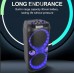 Портативна акумуляторна Bluetooth колонка Sing-E ZQS10218, 60 Вт, 2×10", висота 74 см, з 2 мікрофонами