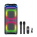 Портативна акумуляторна Bluetooth колонка Sing-E ZQS10220, 100 Вт, 2×10", висота 84 см, з 2 мікрофонами