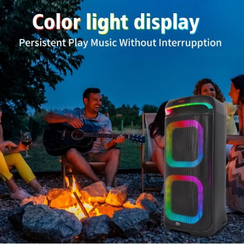 Портативна акумуляторна Bluetooth колонка Sing-E ZQS10220, 100 Вт, 2×10", висота 84 см, з 2 мікрофонами