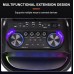 Портативна акумуляторна Bluetooth колонка Sing-E ZQS10220, 100 Вт, 2×10", висота 84 см, з 2 мікрофонами