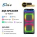 Портативна акумуляторна Bluetooth колонка Sing-E ZQS10220, 100 Вт, 2×10", висота 84 см, з 2 мікрофонами