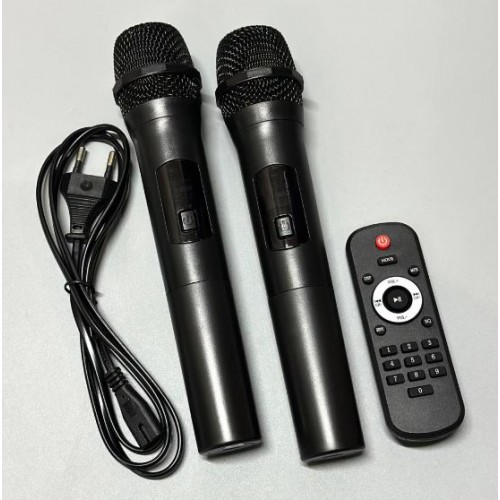 Портативна акумуляторна Bluetooth колонка Sing-E ZQS10220, 100 Вт, 2×10", висота 84 см, з 2 мікрофонами