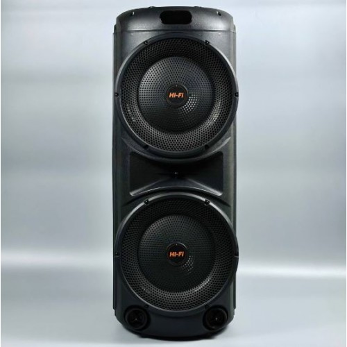 Портативна акумуляторна Bluetooth колонка Sing-E ZQS12206, 60 Вт, 2×12", висота 90 см, з мікрофоном