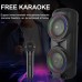 Портативна акумуляторна Bluetooth колонка Sing-E ZQS12206, 60 Вт, 2×12", висота 90 см, з мікрофоном