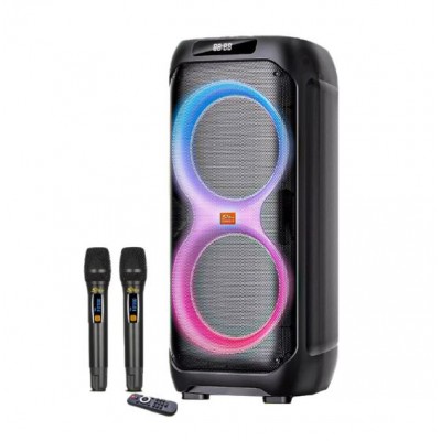 Портативна акумуляторна Bluetooth колонка Sing-E ZQS12212, 160 Вт, 2×12", висота 95 см, з 2 мікрофонами