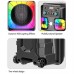 Портативна акумуляторна Bluetooth колонка Sing-E ZQS12213, 80 Вт, 2×12", висота 94 см, з мікрофоном