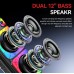 Портативна акумуляторна Bluetooth колонка Sing-E ZQS12213, 80 Вт, 2×12", висота 94 см, з мікрофоном