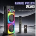 Портативна акумуляторна Bluetooth колонка Sing-E ZQS12213, 80 Вт, 2×12", висота 94 см, з мікрофоном