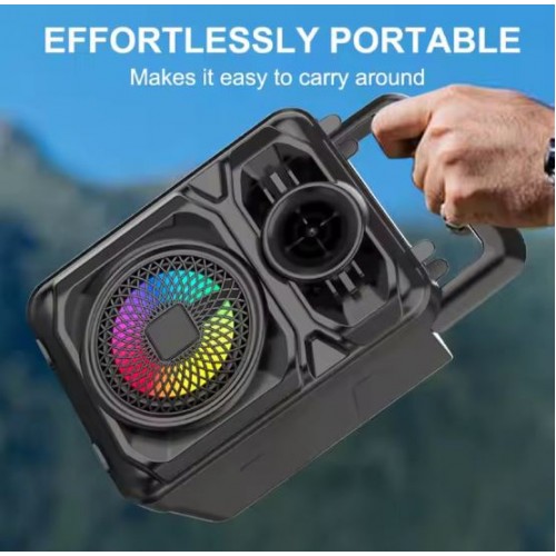 Портативна акумуляторна Bluetooth колонка Sing-E ZQS1361 Mini, 8 Вт, 1×3", висота 16 см, з мікрофоном
