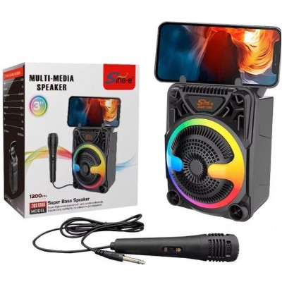 Портативна акумуляторна Bluetooth колонка Sing-E ZQS1366 Mini, 8 Вт, 1×3", висота 16 см, з мікрофоном
