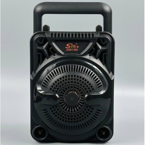 Портативна акумуляторна Bluetooth колонка Sing-E ZQS1366 Mini, 8 Вт, 1×3", висота 16 см, з мікрофоном