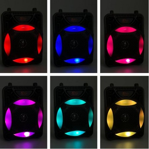 Портативна акумуляторна Bluetooth колонка Sing-E ZQS1367 Mini, 8 Вт, 1×3", висота 17 см, з мікрофоном