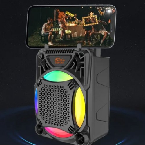 Портативна акумуляторна Bluetooth колонка Sing-E ZQS1367 Mini, 8 Вт, 1×3", висота 17 см, з мікрофоном