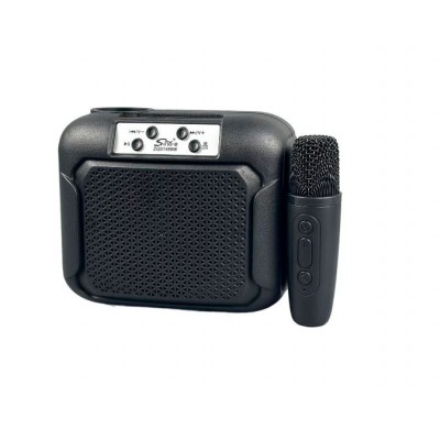 Портативна акумуляторна Bluetooth колонка Sing-E ZQS1490W, 10 Вт, 1×4", висота 19 см, з мікрофоном