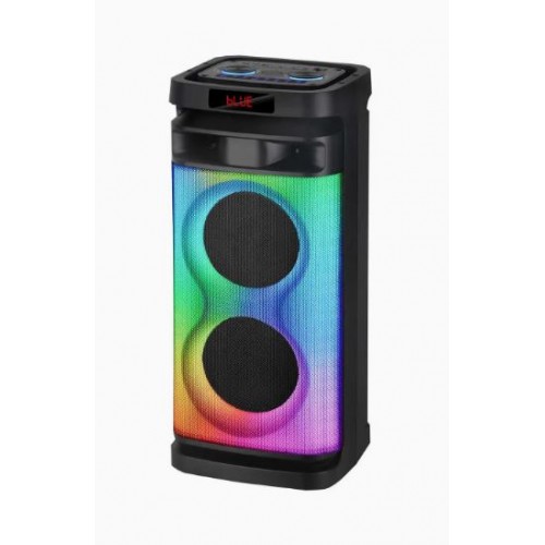 Портативна акумуляторна Bluetooth колонка Sing-E B208-09, 80 Вт, 2×8", висота 76 см, з 2 мікрофонами