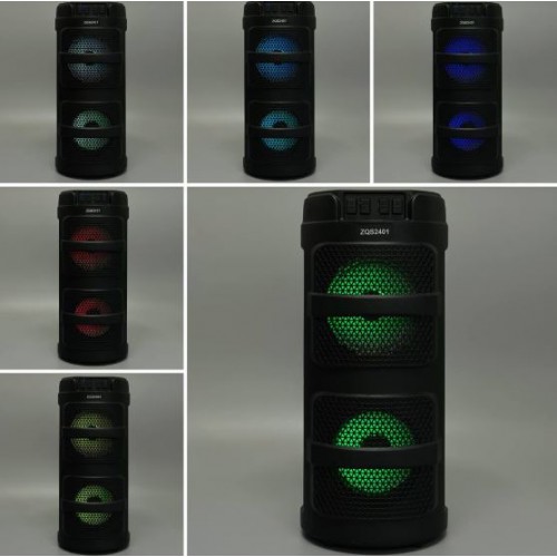 Портативна акумуляторна Bluetooth колонка Sing-E ZQS2401, 10 Вт, 2х4", висота 33 см