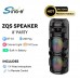 Портативна акумуляторна Bluetooth колонка Sing-E ZQS2801, 40 Вт, 2×8", висота 75 см, з 1 мікрофоном