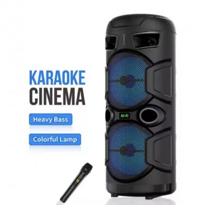 Портативна акумуляторна Bluetooth колонка Sing-E ZQS2806, 20 Вт, 2×8", висота 64 см, з 1 мікрофоном