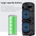 Портативна акумуляторна Bluetooth колонка Sing-E ZQS2806, 20 Вт, 2×8", висота 64 см, з 1 мікрофоном