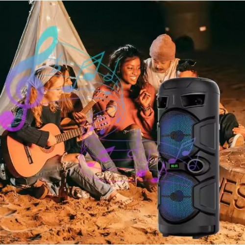 Портативна акумуляторна Bluetooth колонка Sing-E ZQS2806, 20 Вт, 2×8", висота 64 см, з 1 мікрофоном