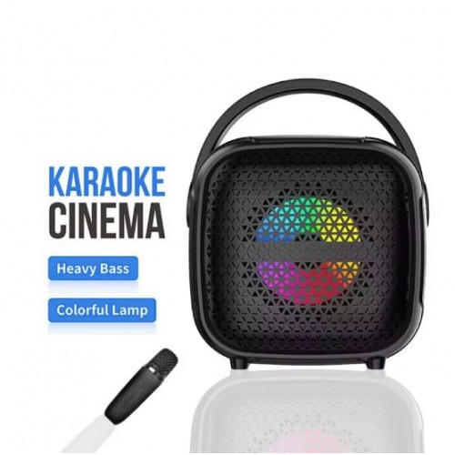 Портативна акумуляторна Bluetooth колонка Sing-E ZQS-W3101 Mini, 8 Вт, 1×3", висота 15 см, з мікрофоном