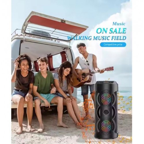 Портативна акумуляторна Bluetooth колонка Sing-E ZQS4243, 16 Вт, 2х4", висота 40 см