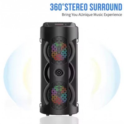 Портативна акумуляторна Bluetooth колонка Sing-E ZQS4243, 16 Вт, 2х4", висота 40 см