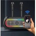 Портативна акумуляторна Bluetooth колонка Sing-E ZQS4247, 16 Вт, 2×4", висота 16 см, з 2 мікрофонами