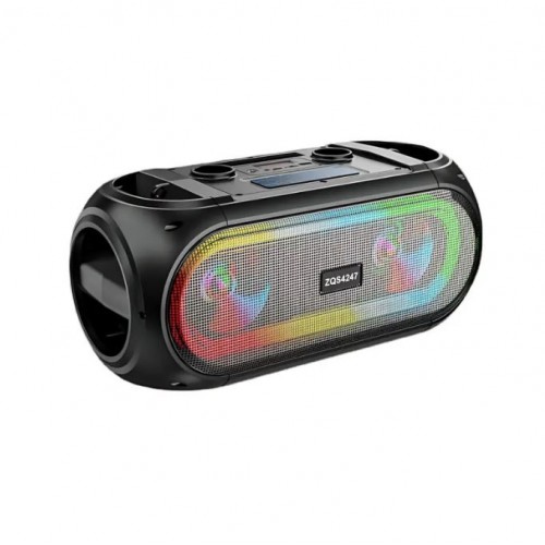 Портативна акумуляторна Bluetooth колонка Sing-E ZQS4247, 16 Вт, 2×4", висота 16 см, з 2 мікрофонами
