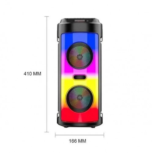 Портативна акумуляторна Bluetooth колонка Sing-E ZQS4248, 30 Вт, 2×6.5", висота 41 см, з 1 мікрофоном