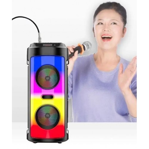 Портативна акумуляторна Bluetooth колонка Sing-E ZQS4248, 30 Вт, 2×6.5", висота 41 см, з 1 мікрофоном