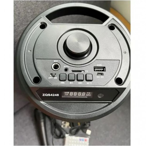 Портативна акумуляторна Bluetooth колонка Sing-E ZQS4248, 30 Вт, 2×6.5", висота 41 см, з 1 мікрофоном