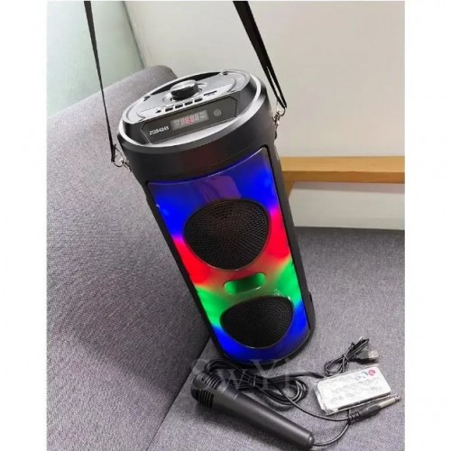 Портативна акумуляторна Bluetooth колонка Sing-E ZQS4248, 30 Вт, 2×6.5", висота 41 см, з 1 мікрофоном