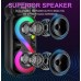 Портативна акумуляторна Bluetooth колонка Sing-E ZQS4270M, 16 Вт, 2×4", висота 41 см, з 1 мікрофоном