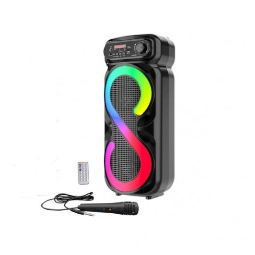 Портативна акумуляторна Bluetooth колонка Sing-E ZQS4270M, 16 Вт, 2×4", висота 41 см, з 1 мікрофоном