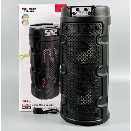 Портативна акумуляторна Bluetooth колонка Sing-E ZQS4271, 16 Вт, 2х4", висота 33 см