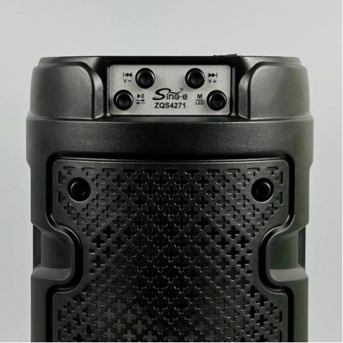 Портативна акумуляторна Bluetooth колонка Sing-E ZQS4271, 16 Вт, 2х4", висота 33 см