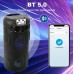 Портативна акумуляторна Bluetooth колонка із сонячною панеллю Sing-E ZQS4275, 16 Вт, 2х4", висота 33 см