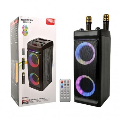 Портативна акумуляторна Bluetooth колонка Sing-E ZQS4290, 50 Вт, 2×4", висота 50 см, з 2 мікрофонами