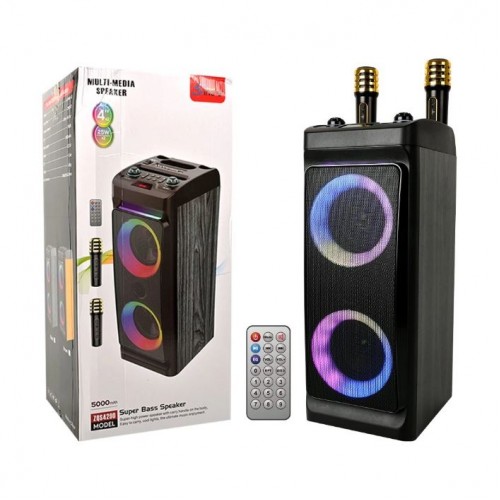 Портативна акумуляторна Bluetooth колонка Sing-E ZQS4290, 50 Вт, 2×4", висота 50 см, з 2 мікрофонами