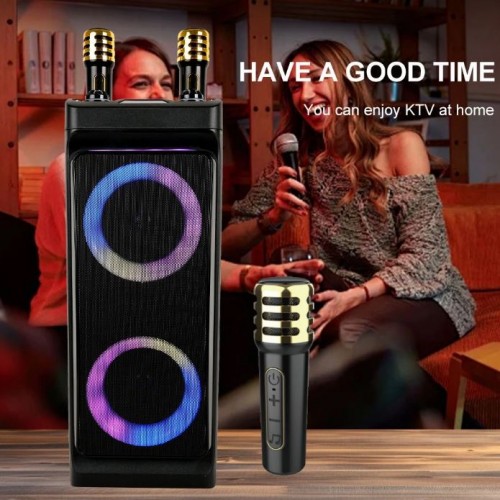 Портативна акумуляторна Bluetooth колонка Sing-E ZQS4290, 50 Вт, 2×4", висота 50 см, з 2 мікрофонами